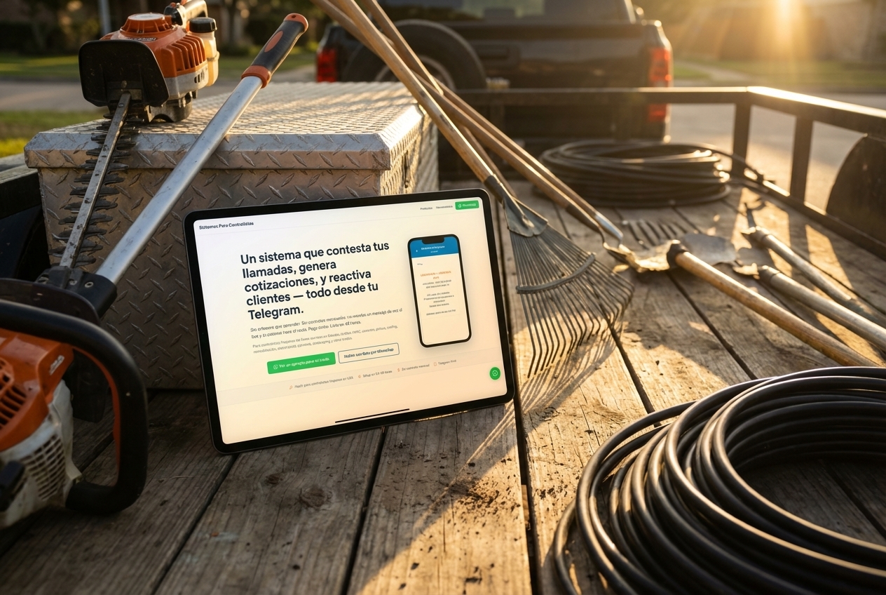 app para cotizar mantenimiento de jardines