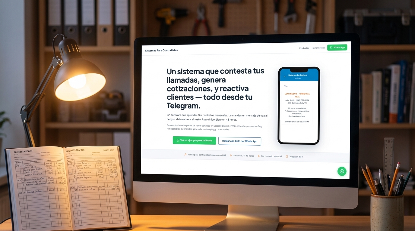 CRM para contratistas hispanos USA