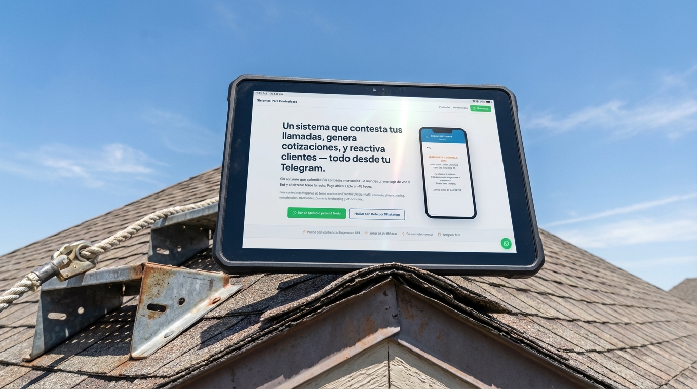 software para empresa de roofing hispana