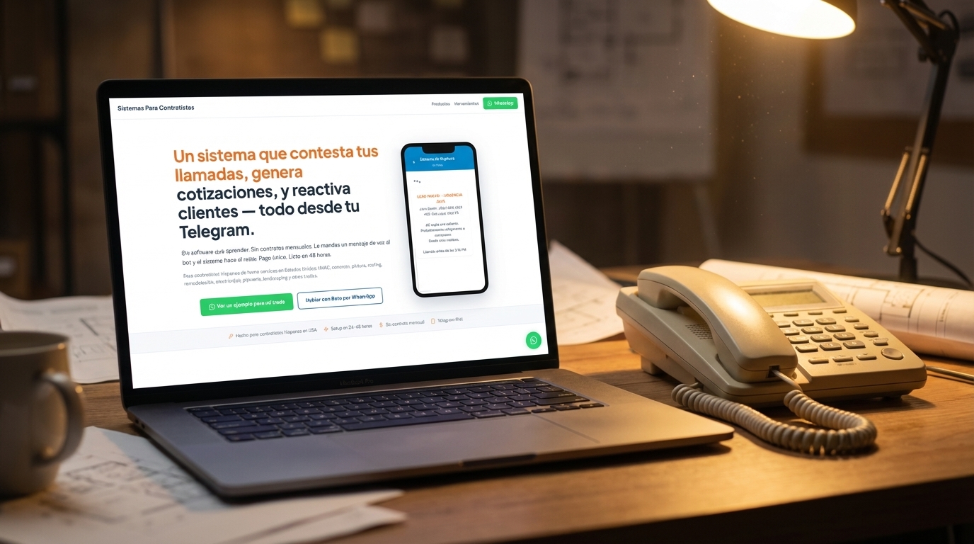 voicemail vs agente IA para contratistas