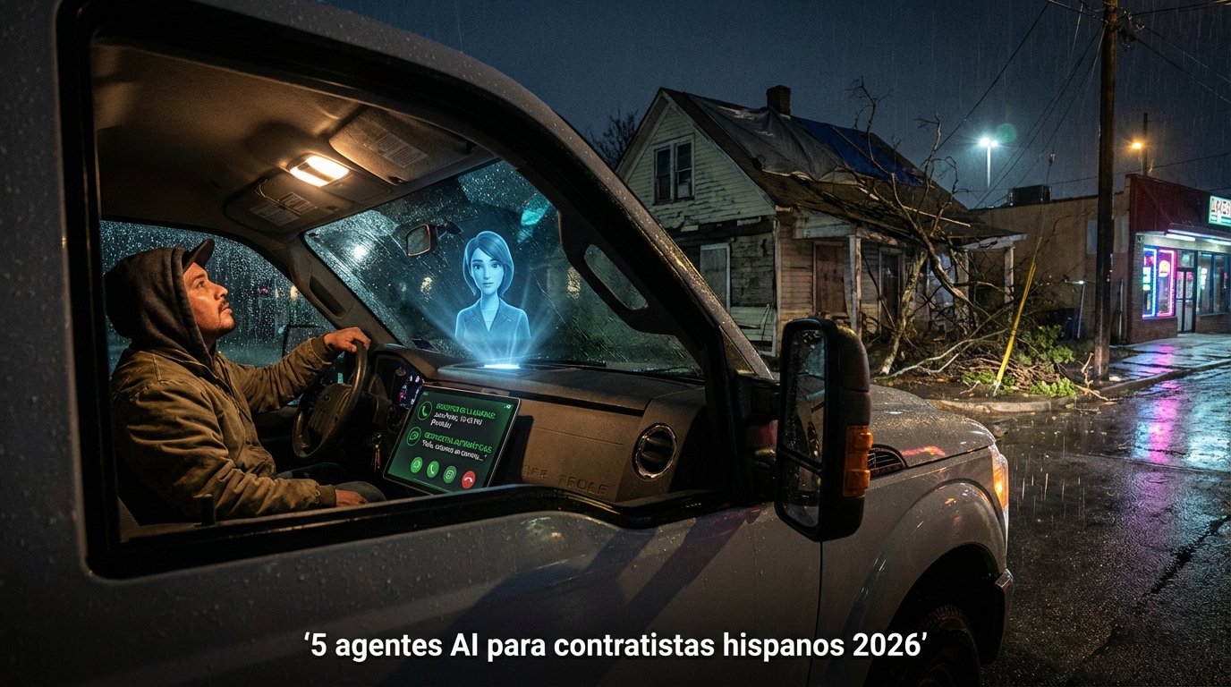 5 agentes AI para contratistas hispanos 2026
