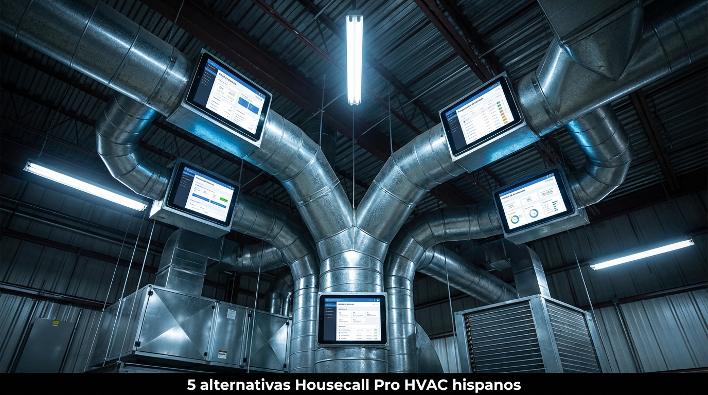 5 alternativas Housecall Pro HVAC hispanos