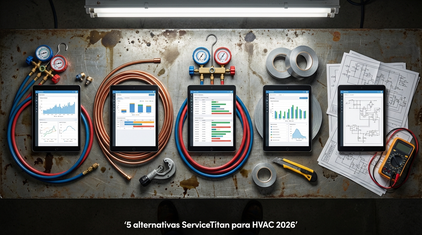 5 alternativas ServiceTitan para HVAC 2026