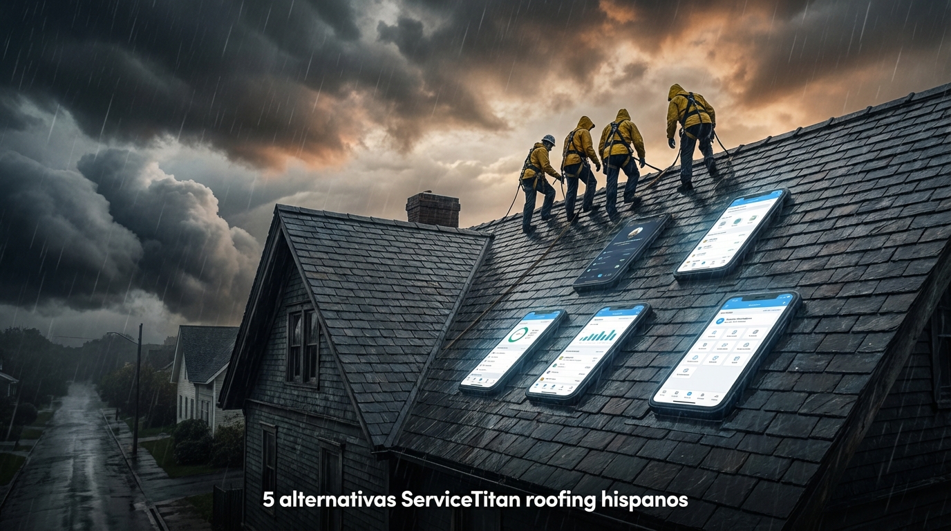 5 alternativas ServiceTitan roofing hispanos