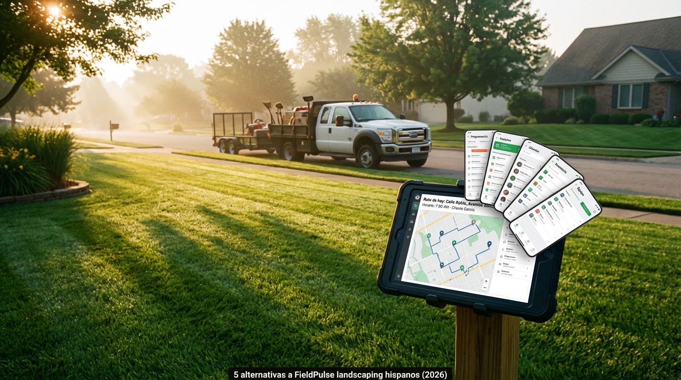 5 alternativas a FieldPulse landscaping hispanos (2026)