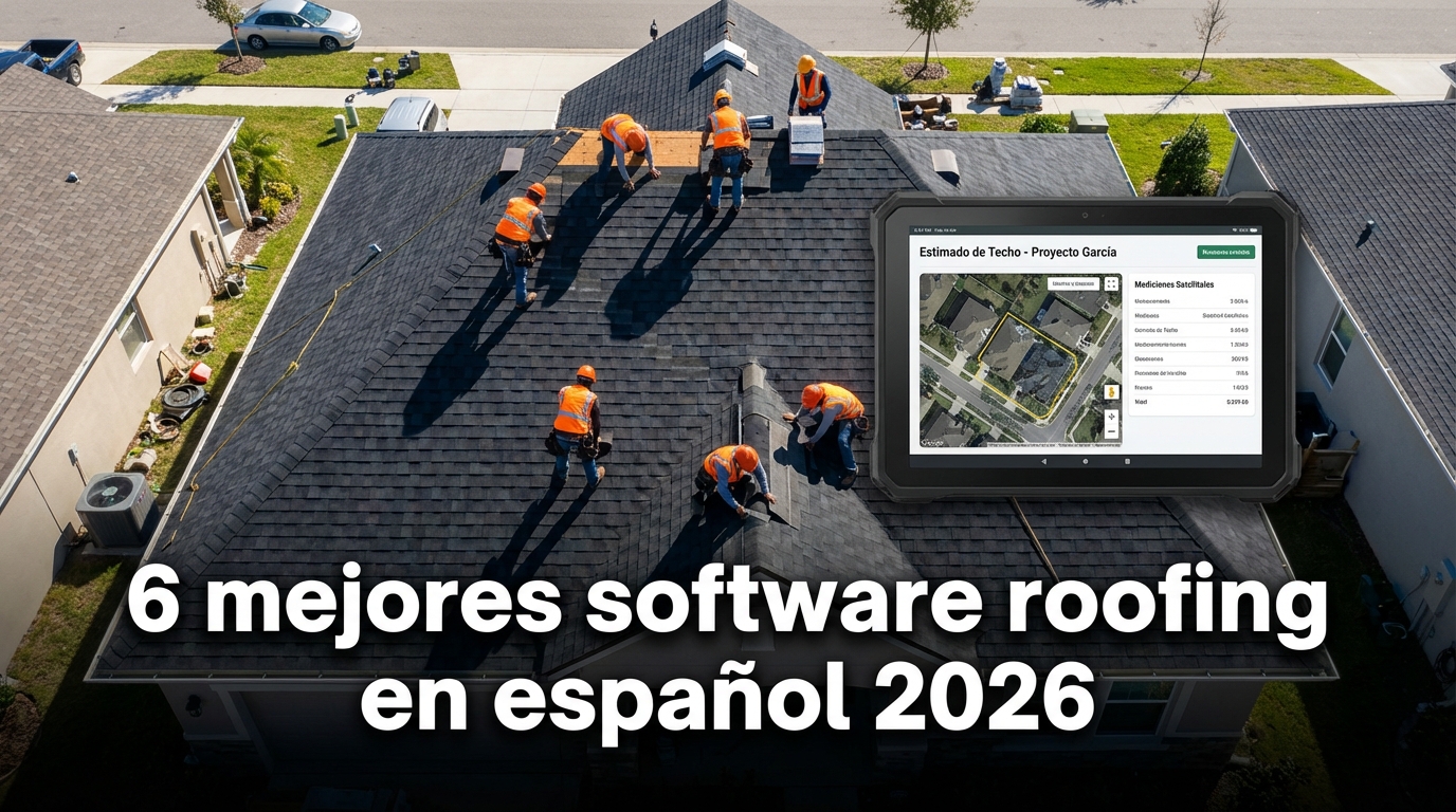 6 mejores software roofing en español 2026