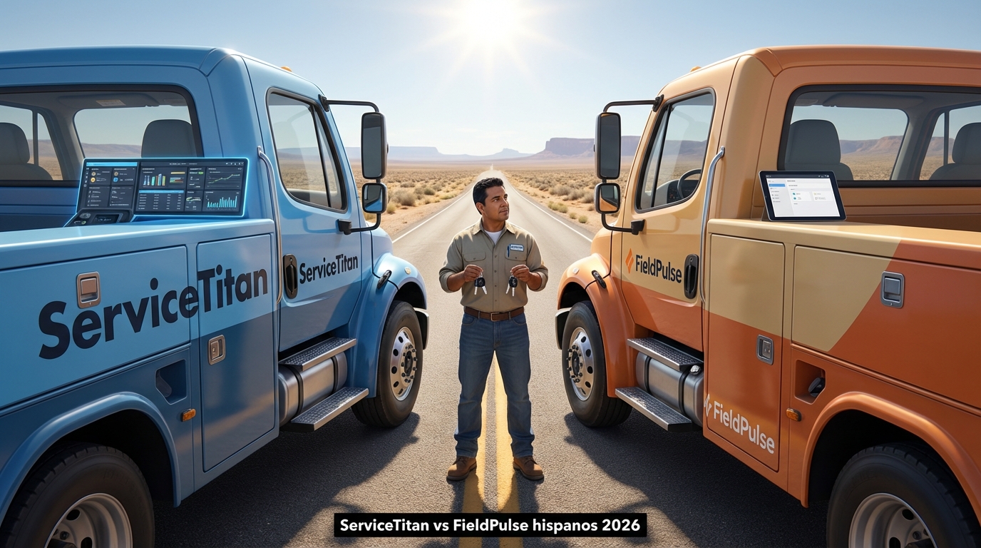 ServiceTitan vs FieldPulse hispanos 2026